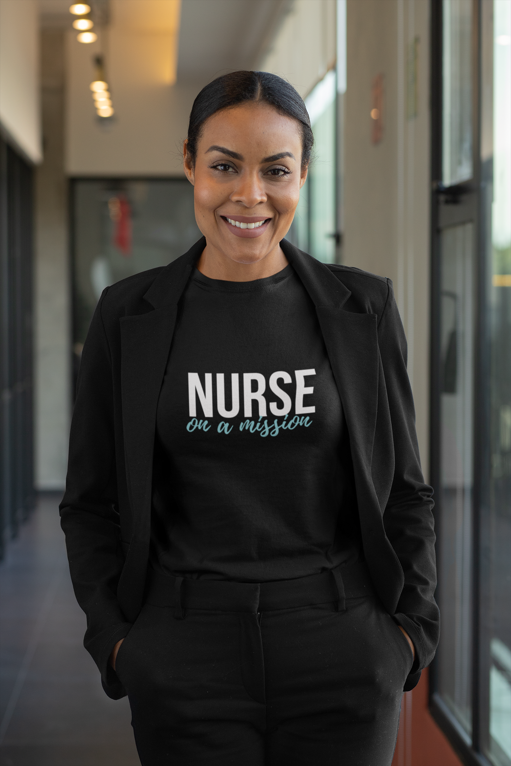 Nurse on a Mission Shirt- Ladies'